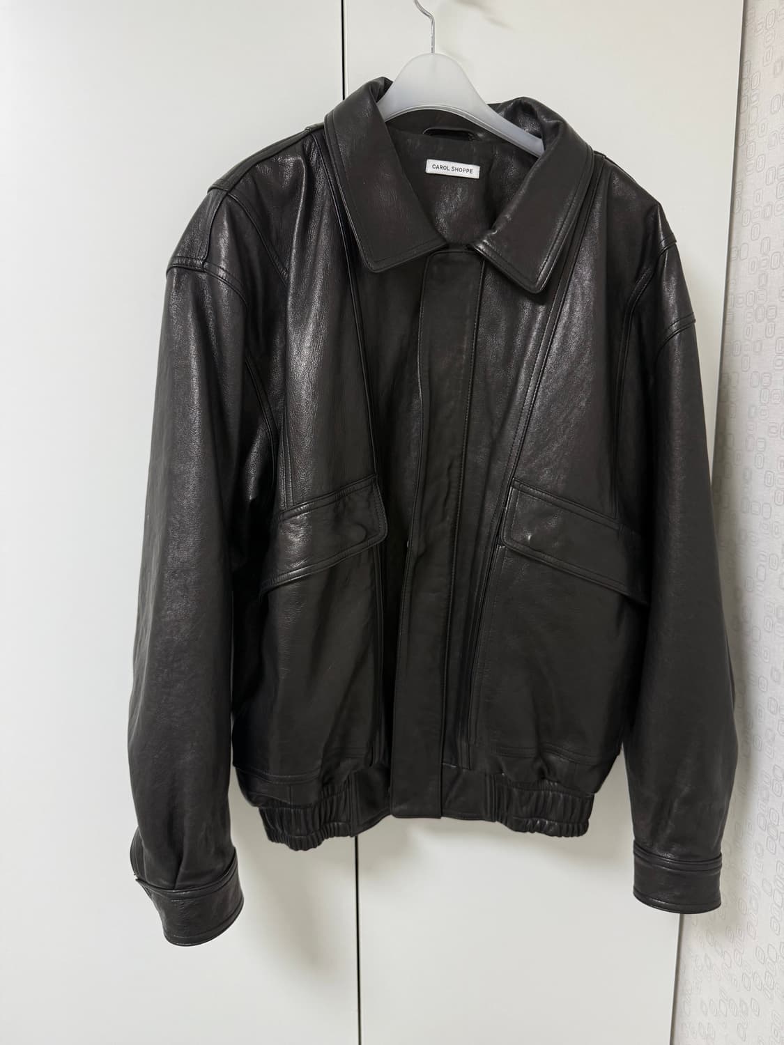 캐롤쇼페 레더 자켓 상품이미지1