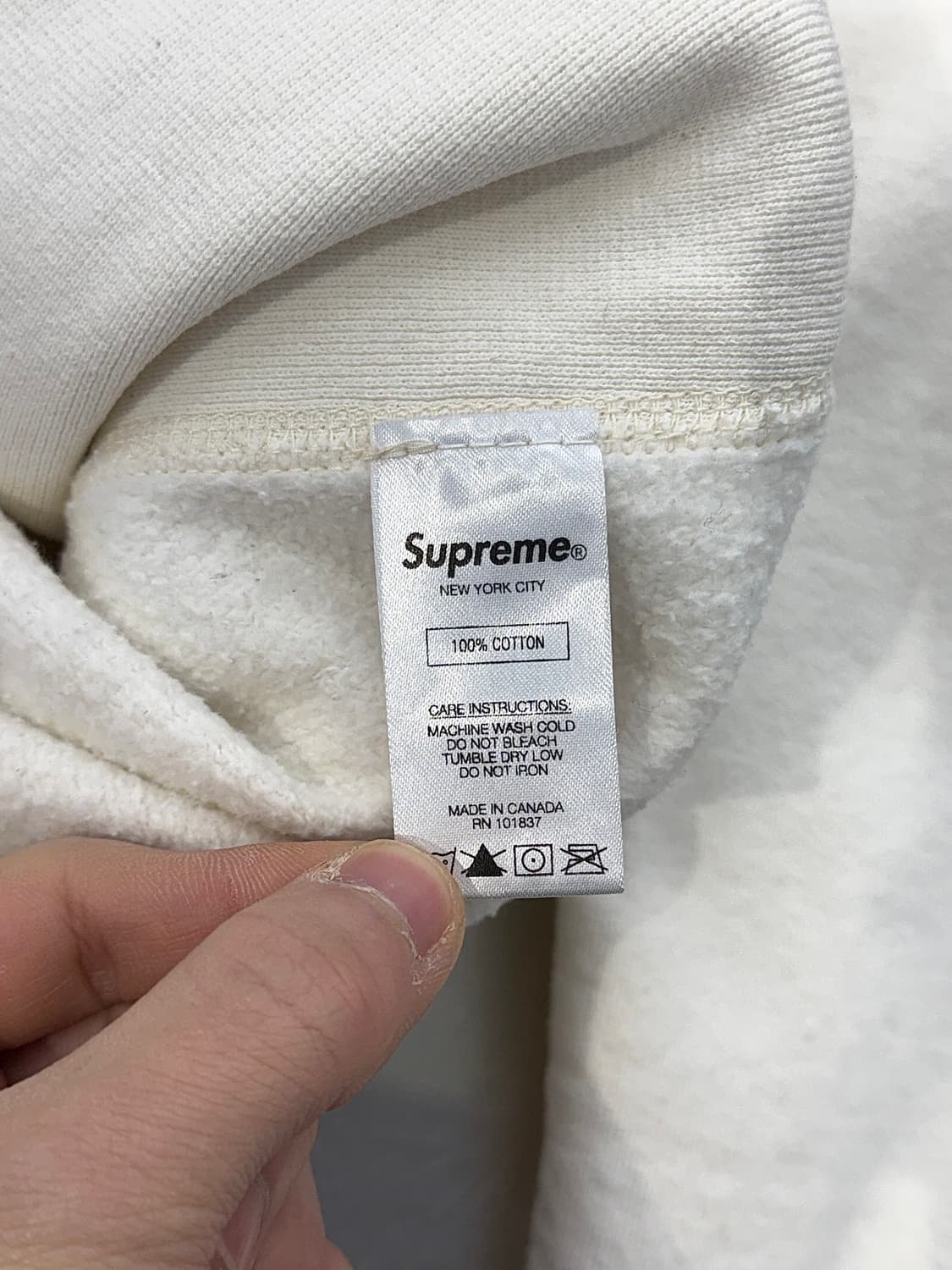 슈프림 19ss 르 럭스 화이트 후디 스웨트 셔츠 상품이미지9