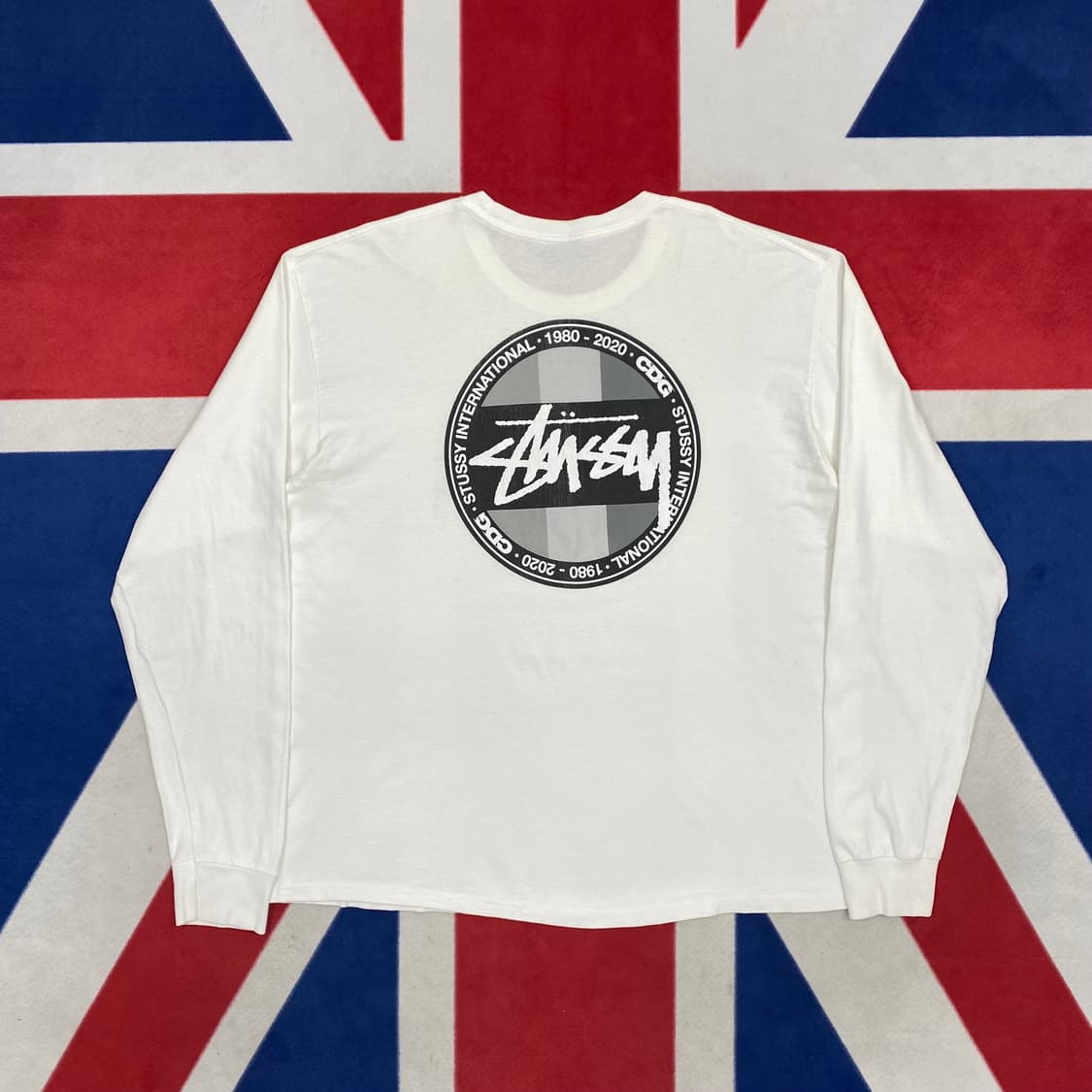 스투시 CDG 닷 롱슬리브 XL  상품이미지4