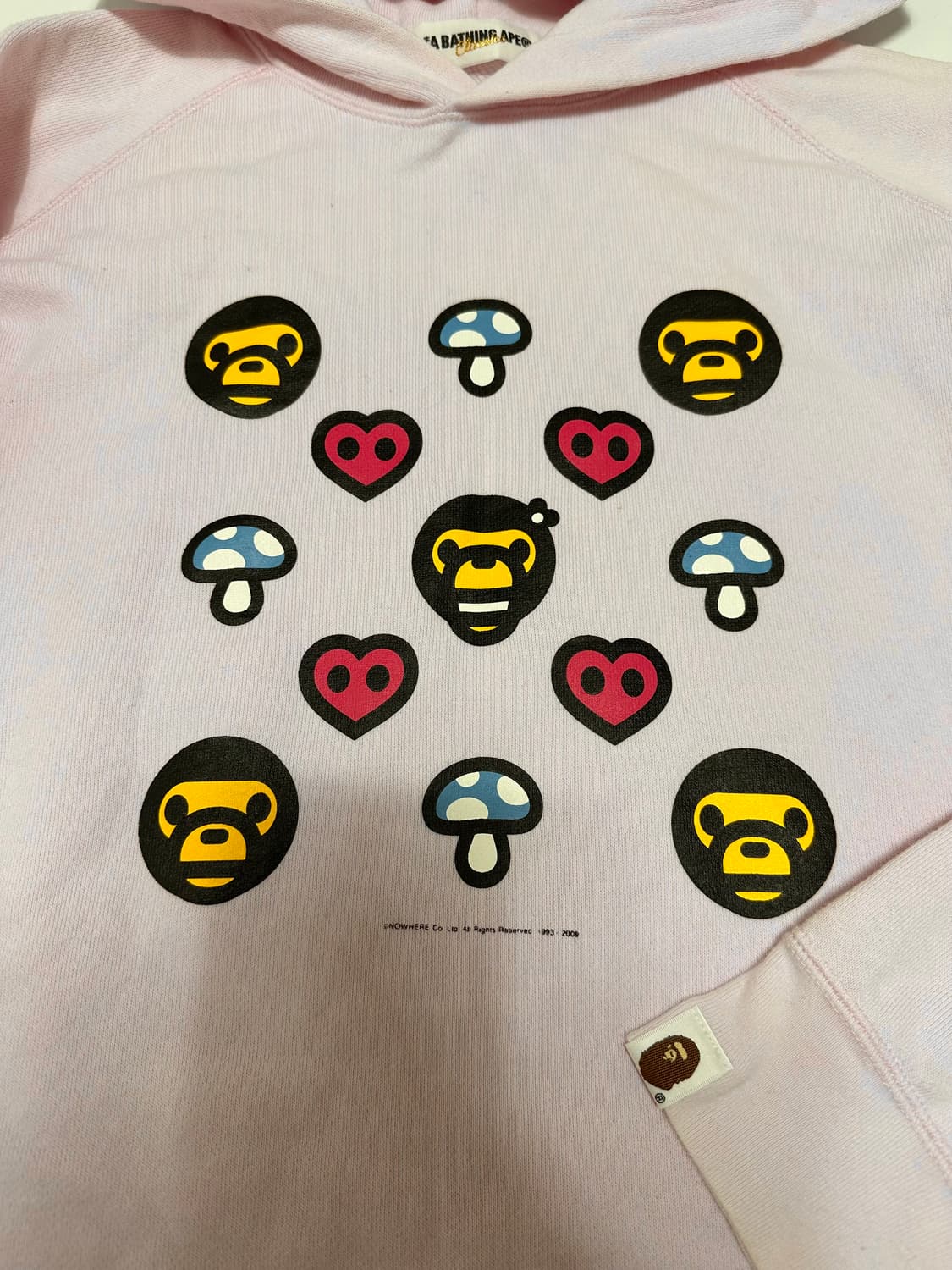 BAPE 베이프 핑크 후드 원피스 상품이미지2