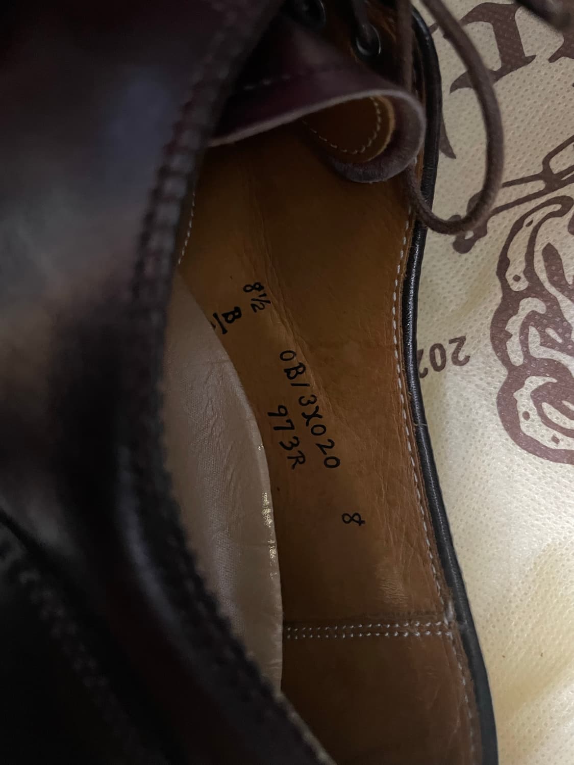 Alden 973R Calfskin Straight Tip Blucher 상품이미지5