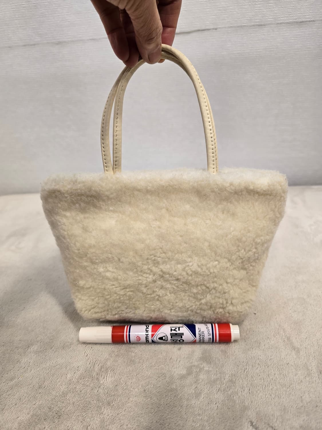 미닛뮤트 클로 미니 멜팅버터 뽀글이 가방 상품이미지2