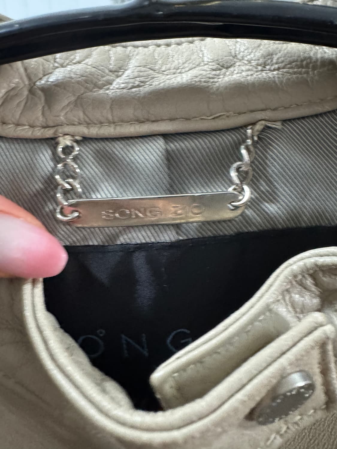 송지오 양가죽자켓 85 상품이미지2