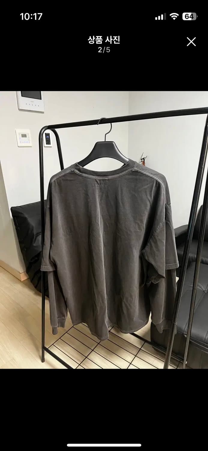 헤아 워시드레이어드티 팝니다 상품이미지2