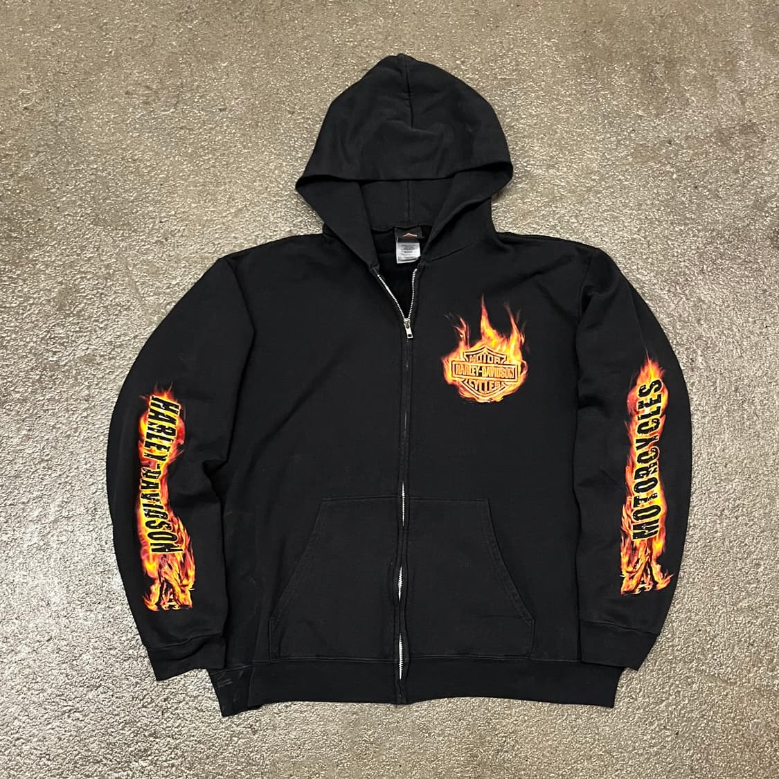 할리데이비슨 플레임 후드 집업 (105) 상품이미지1