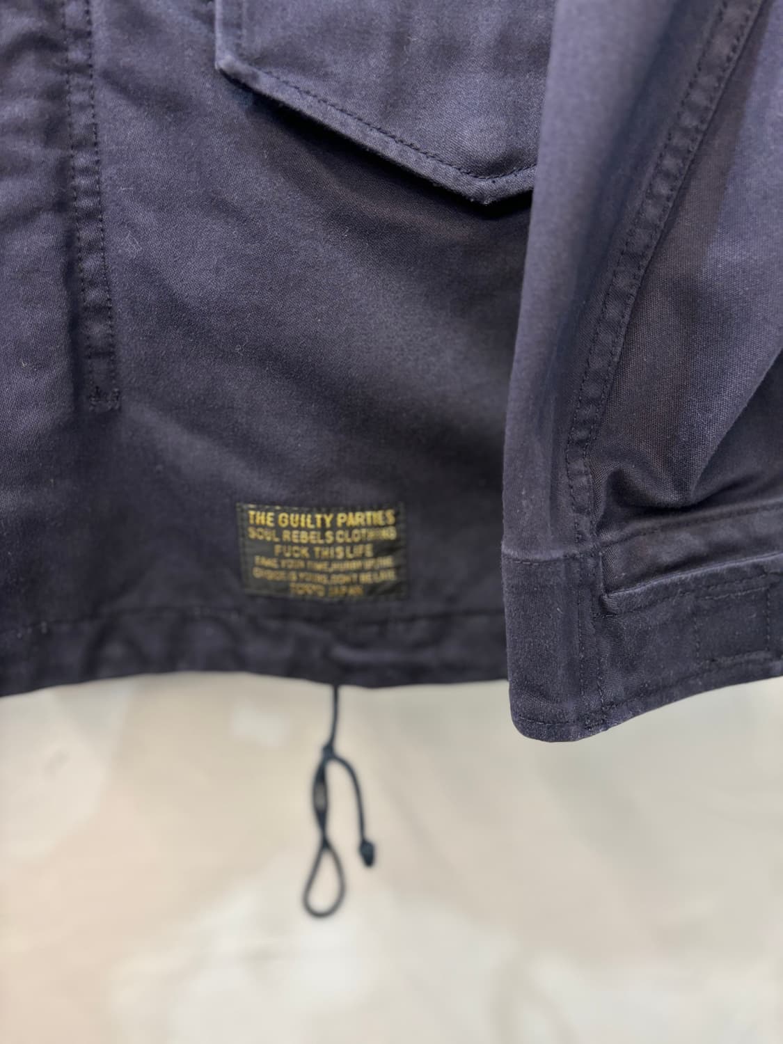 와코마리아 성모 마리아 네이비 M-65 필드자켓 S 상품이미지5