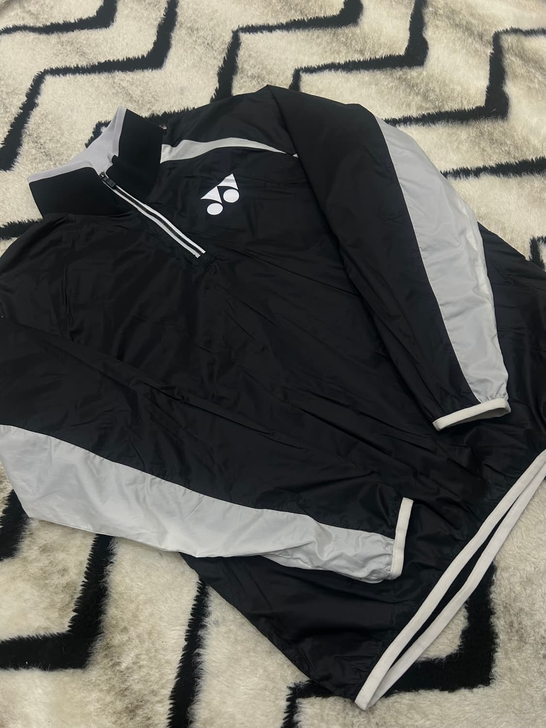 [S]요넥스 반집업 웜업/블랙 상품이미지2