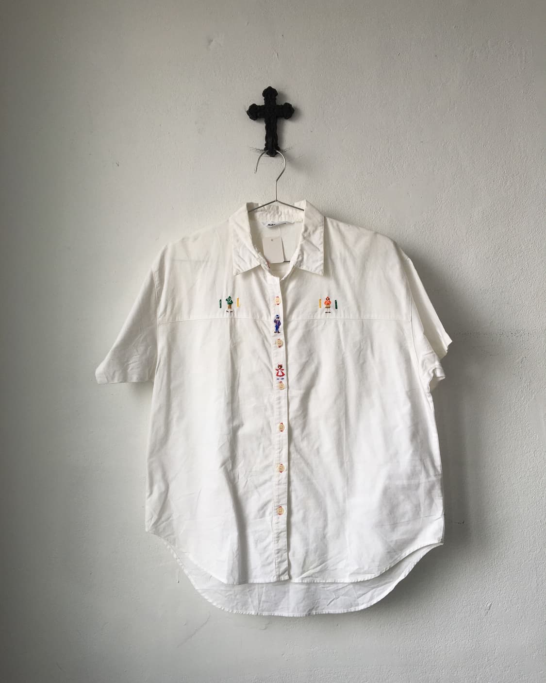 Needle work point shirt 상품이미지2
