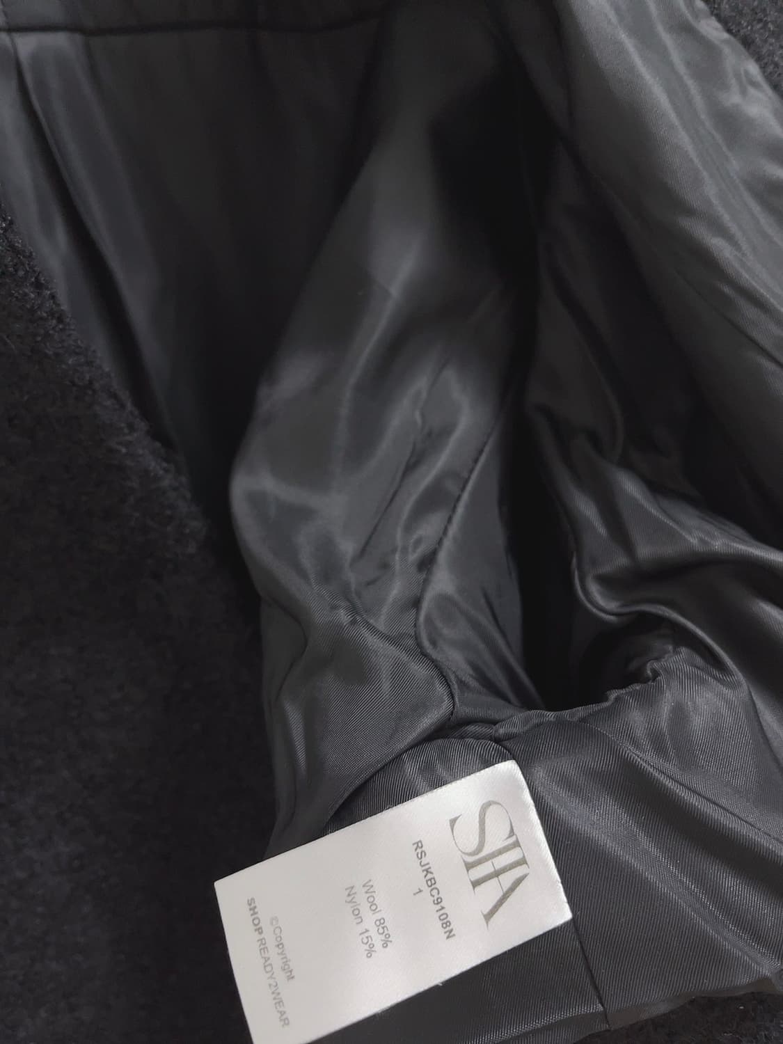 샵레디투웨어 R2W 울 부클 크롭 자켓 상품이미지6