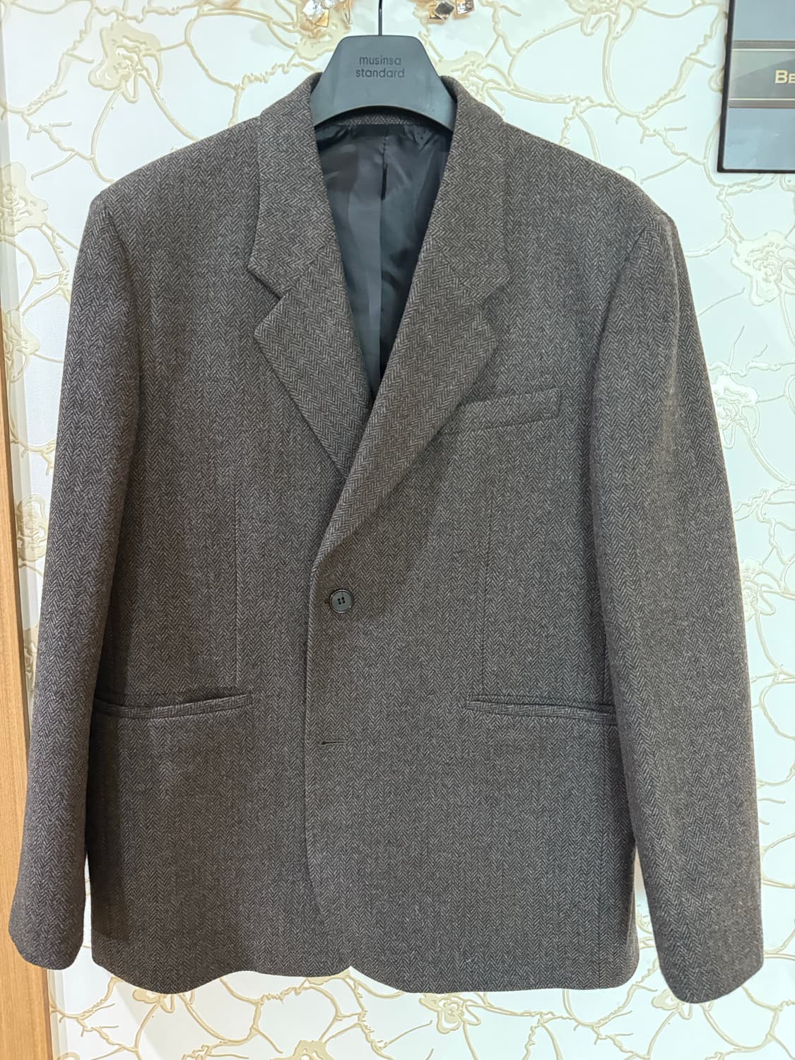 Tngt 헤링본 자켓 브라운 105 상품이미지1