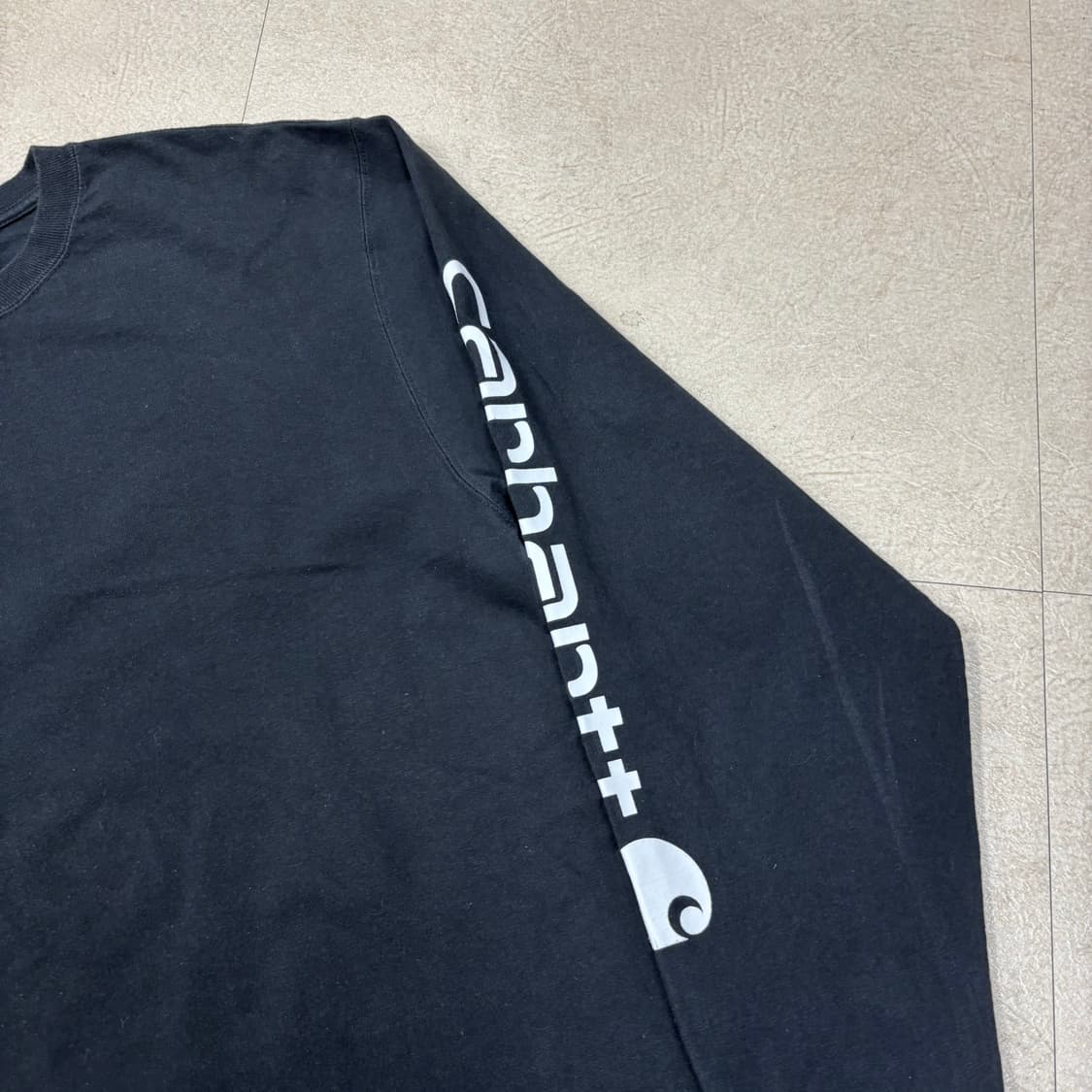 칼하트 사이드라인 블랙 롱슬리브 상품이미지2