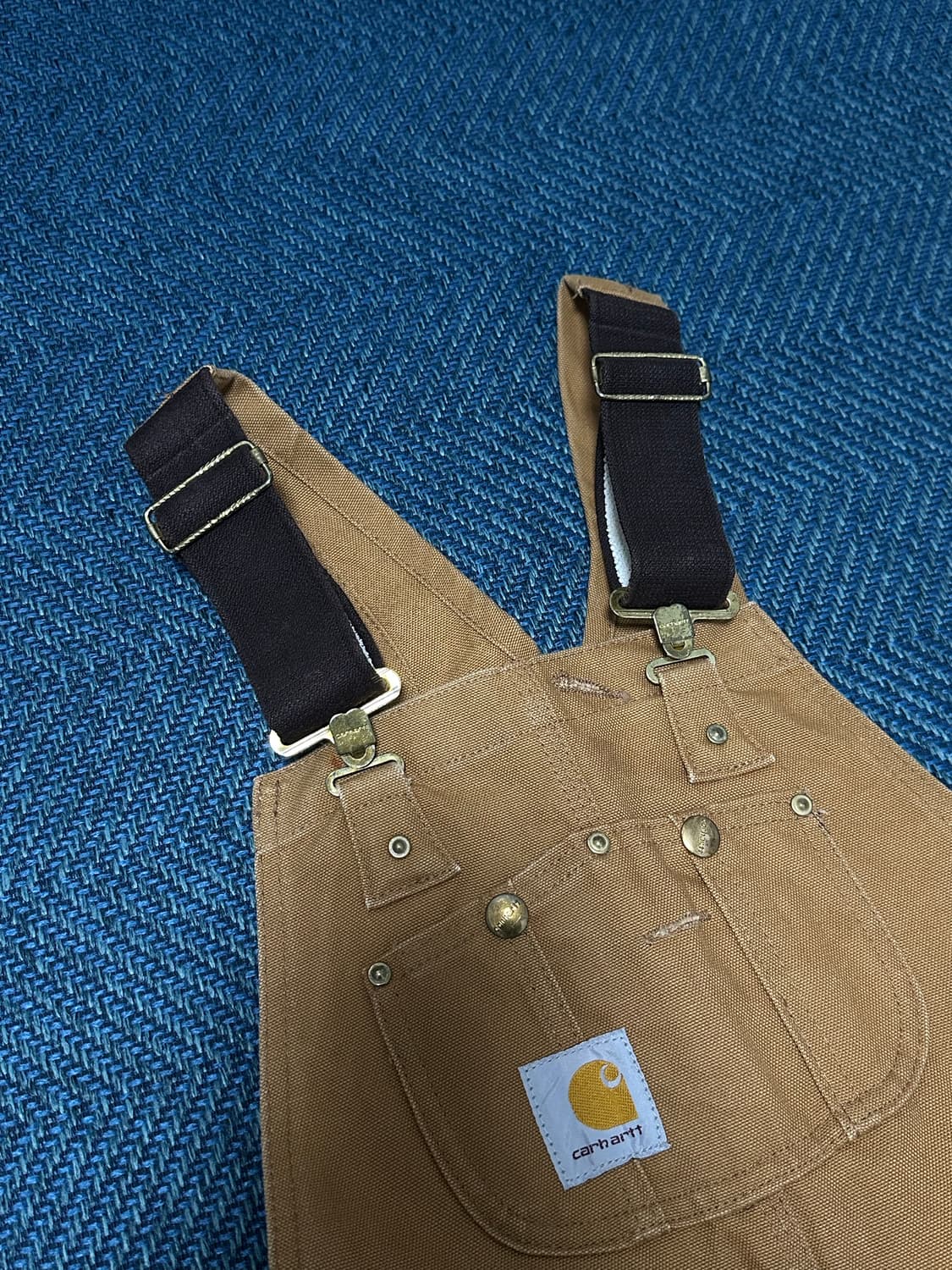 칼하트wip R01 BRN 오버롤 28x32 상품이미지4