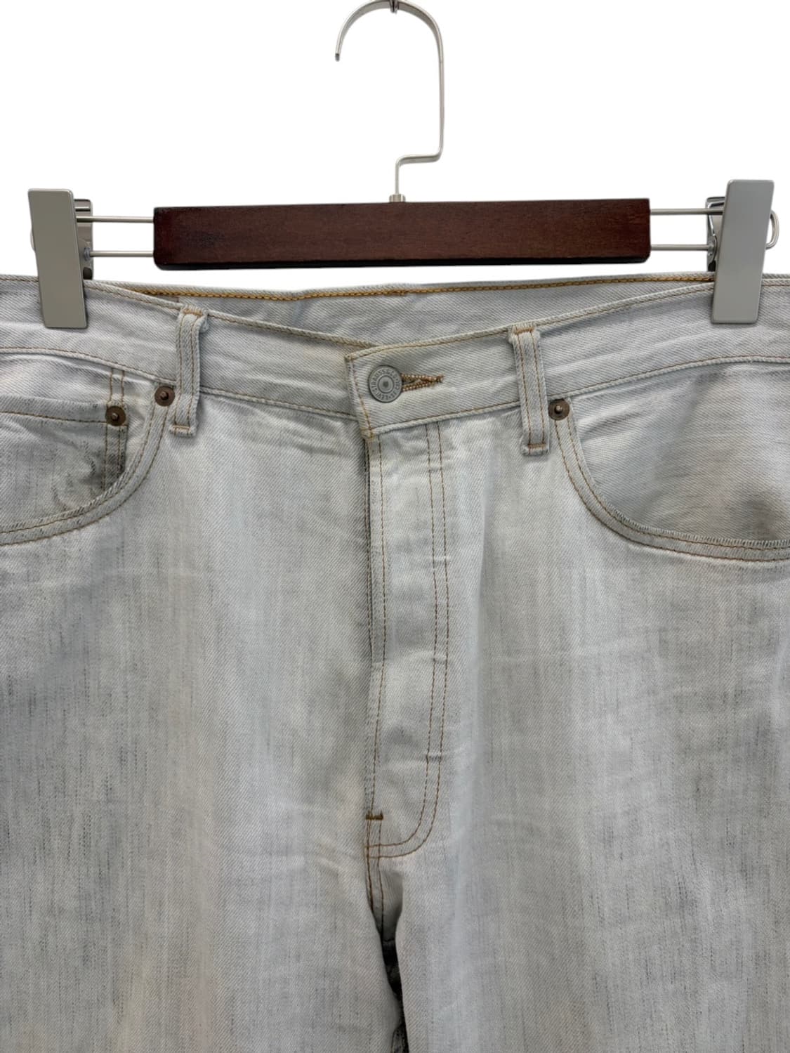 00s 재팬 리바이스 501 라이트그레이 데님팬츠 (34) 상품이미지2
