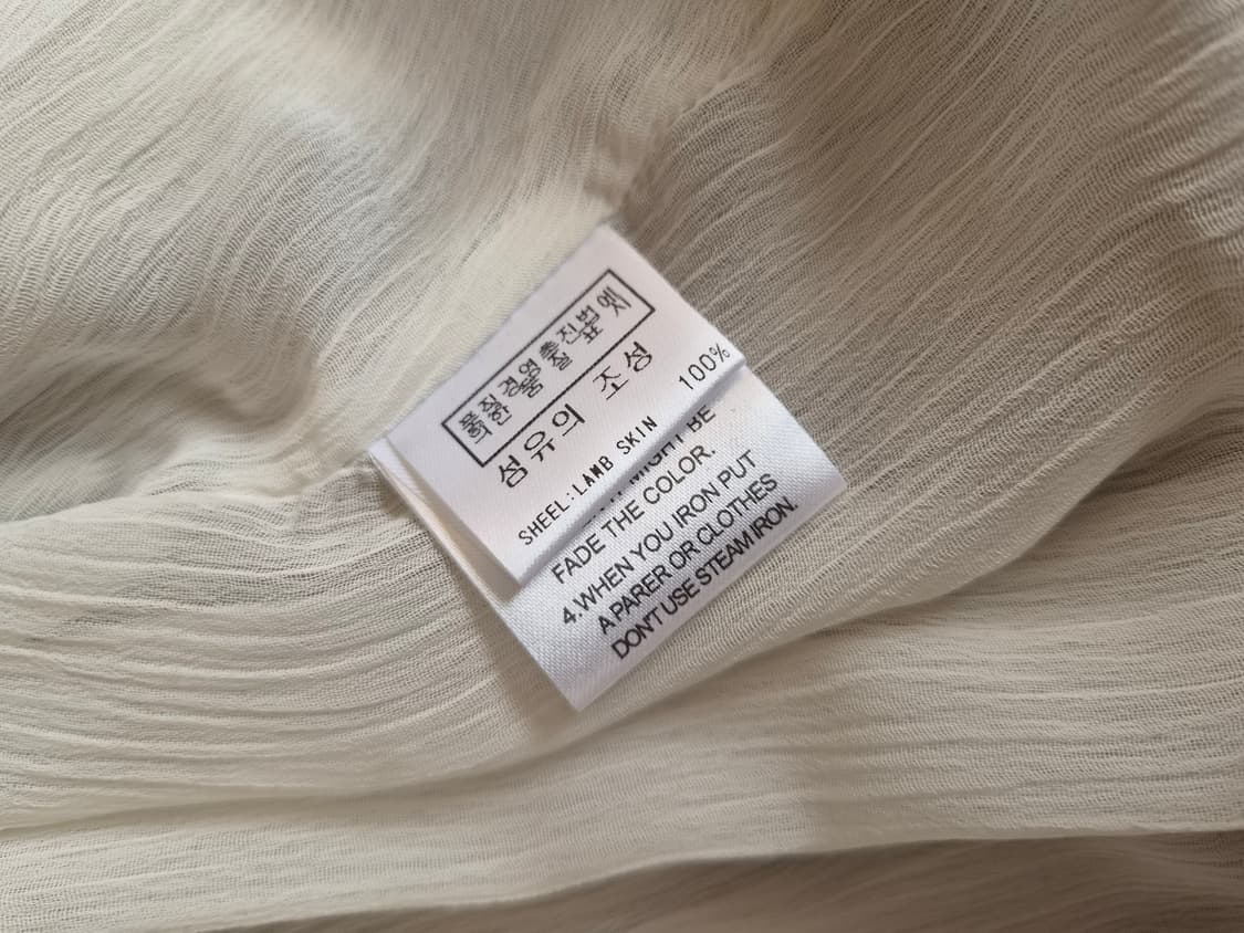 North Beach 여성 프릴양가죽자켓 M55사이즈 상품이미지9