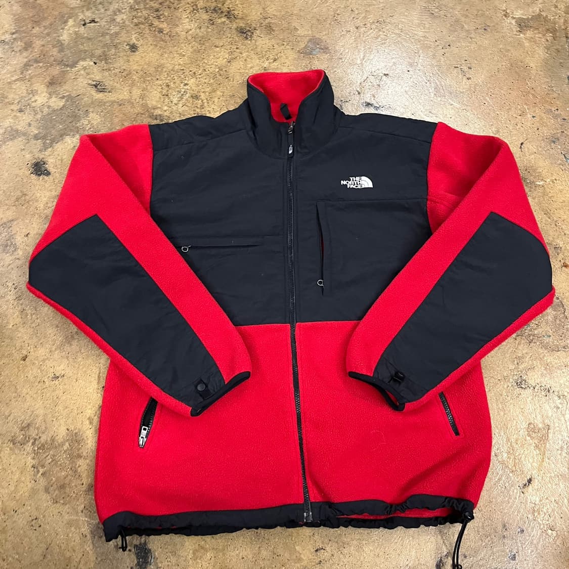 [정품/L] 노스페이스 블랙 레드 플리스 자켓 b10 상품이미지2