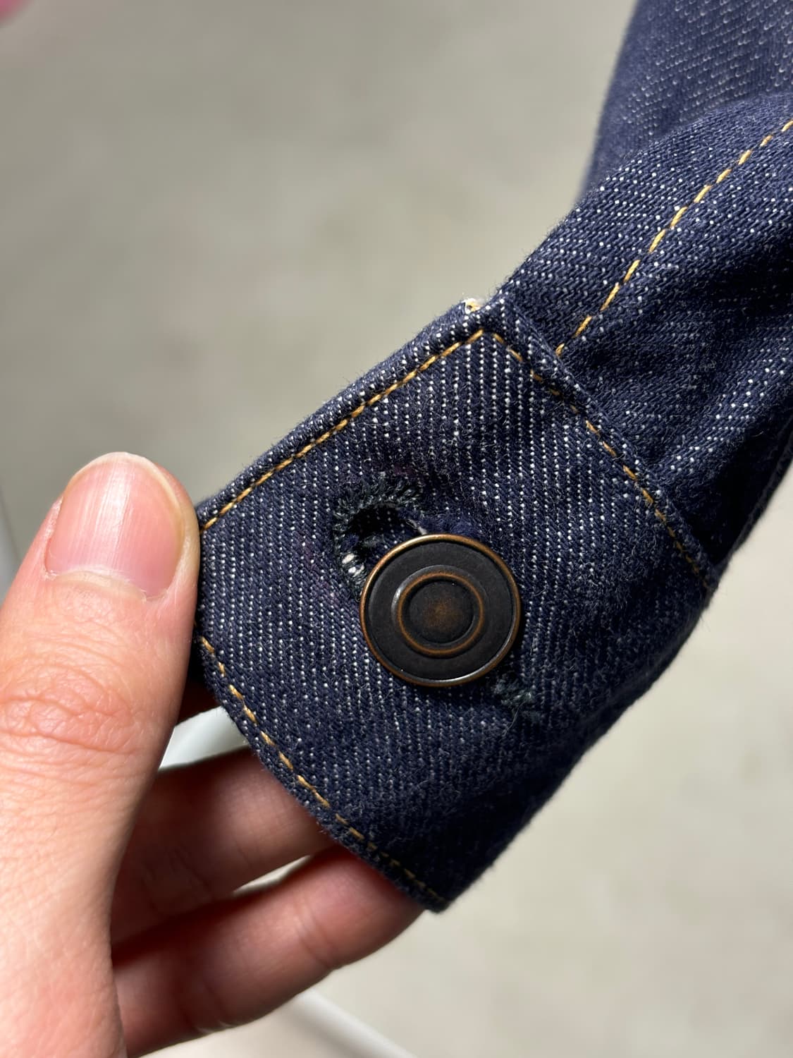 Scye 리지드 크롭 데님자켓 상품이미지5