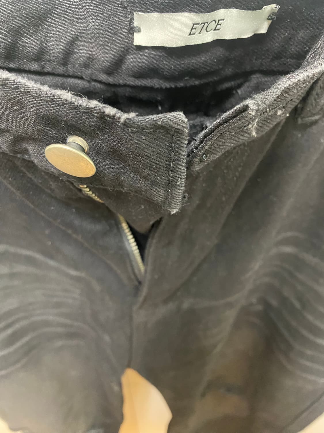 KENDRICK REGULAR DENIM PANTS (BLACK) 상품이미지3