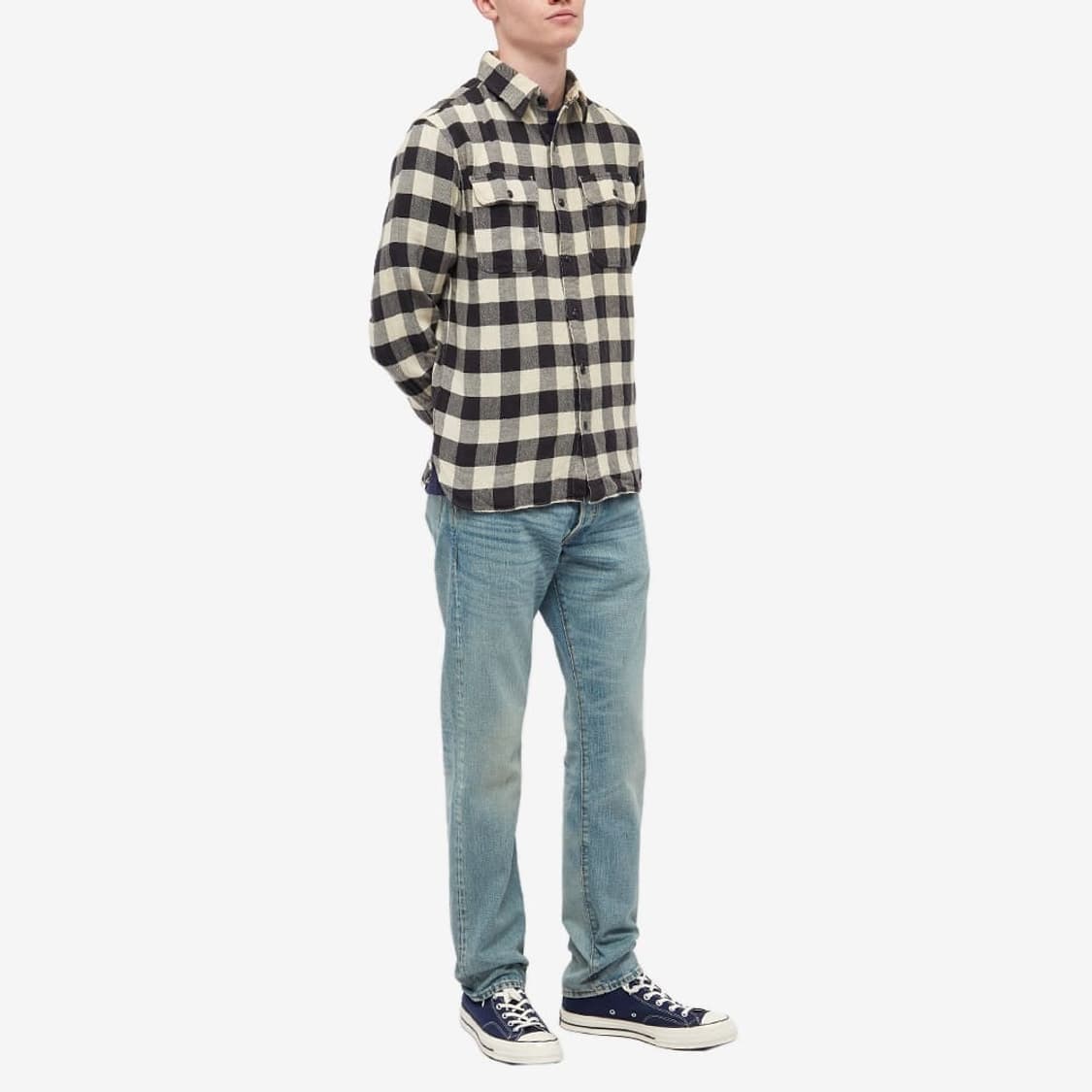 RRL 더블알엘 버팔로 체크 트윌 워크셔츠 상품이미지10