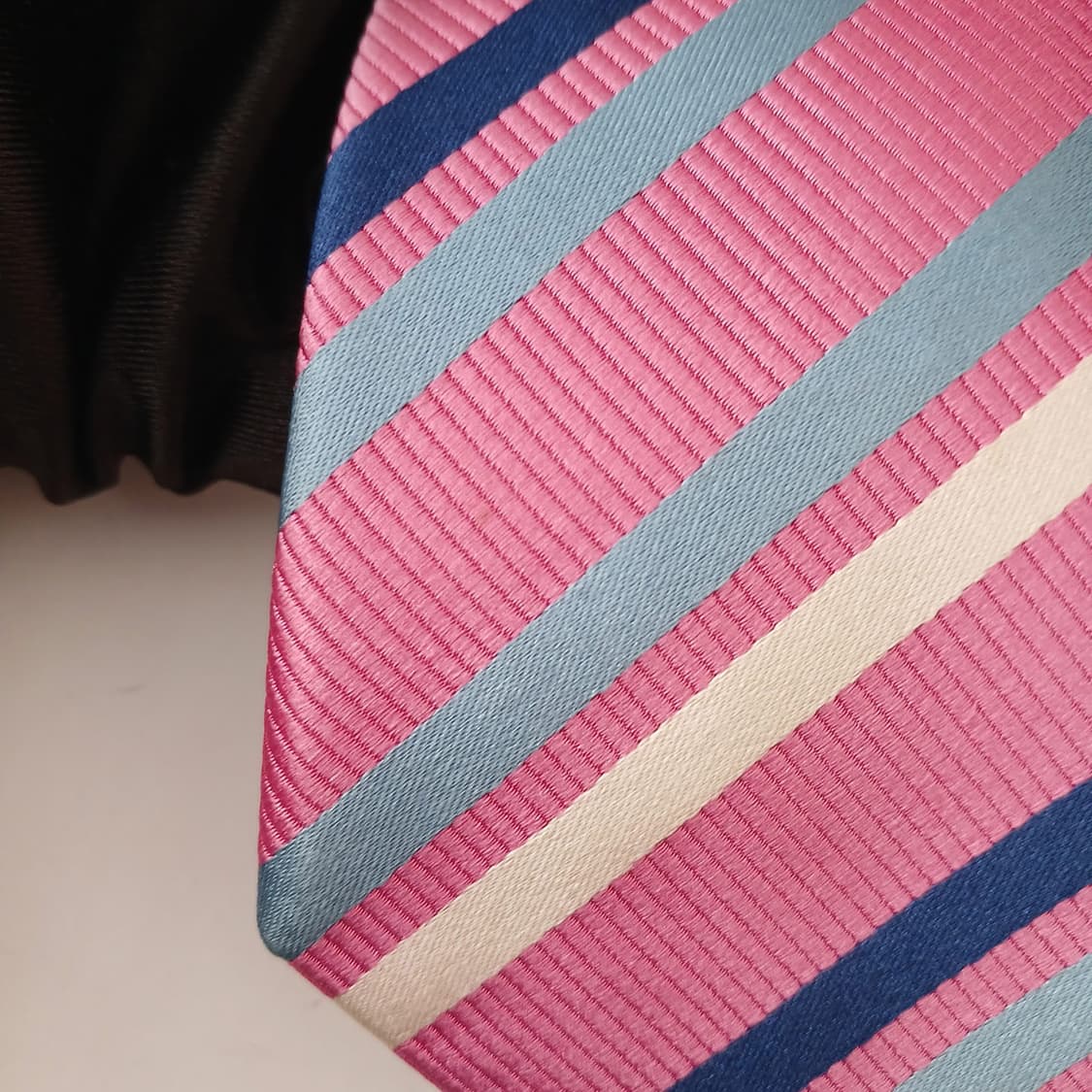 빈폴 실크 핑크 스트라이프 넥타이 8.5cm A등급 A19171
 상품이미지6