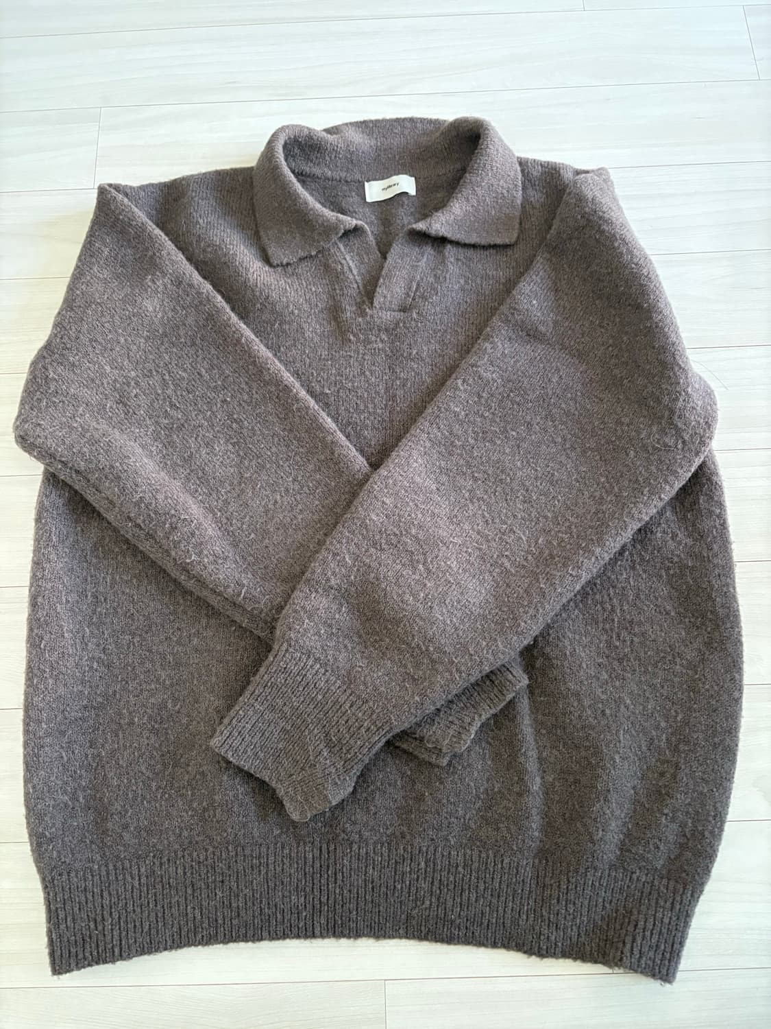 마이라이브러리 305 hairy collar knit m사이즈 상품이미지2