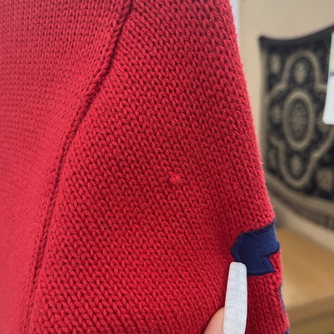 폴로 랄프로렌 빈티지 레트로 하이틴 반집업 니트 M C10876 상품이미지6