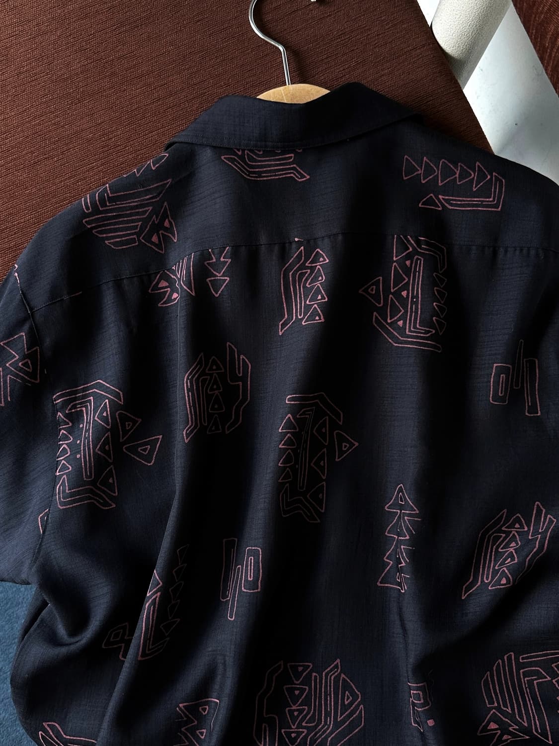 High count design pattern H/S shirt 상품이미지5