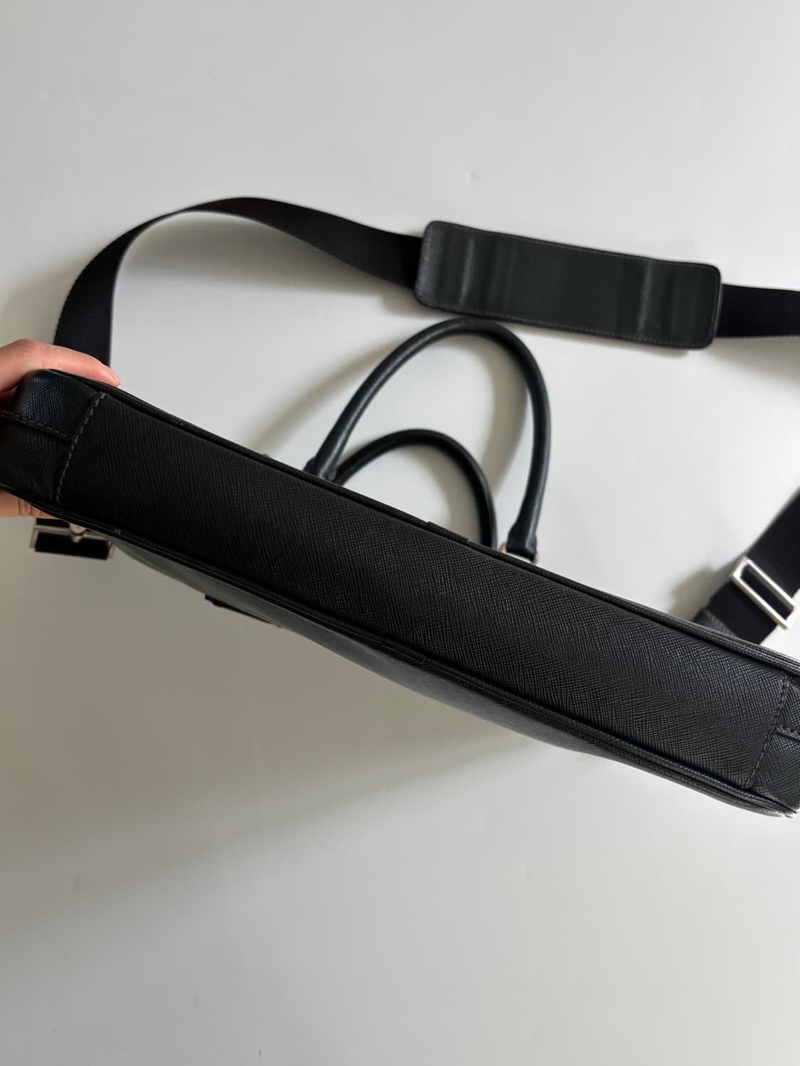 Prada 프라다 사피아노 가죽 브리프케이스 상품이미지5