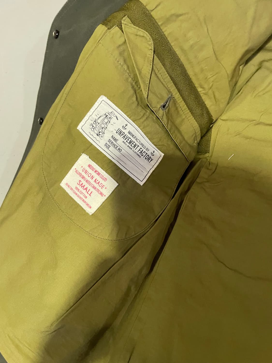 니들워크 개버딘 자켓 S 새상품 상품이미지2