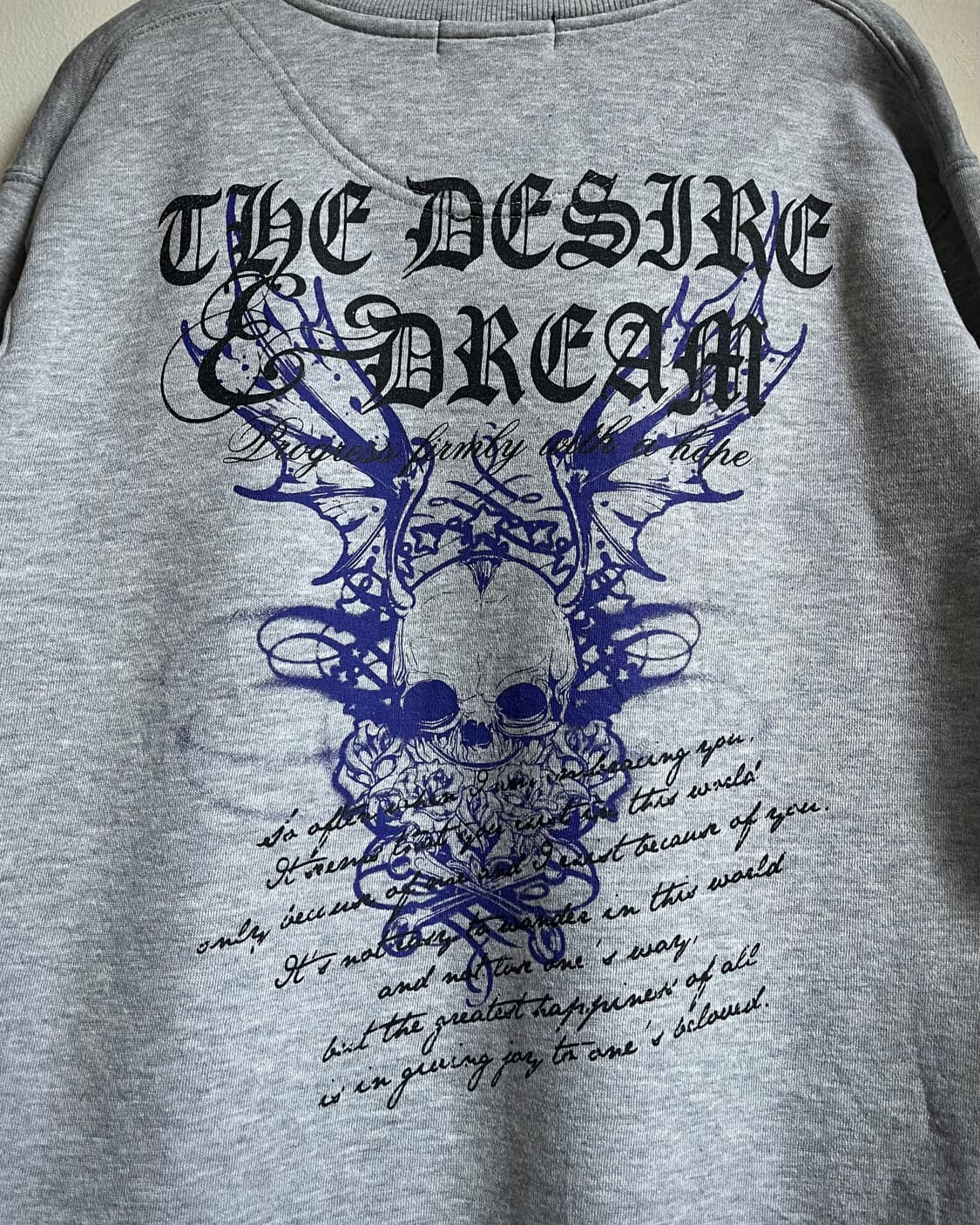 2000s Commontage Skull Print Sweatshirt 상품이미지8