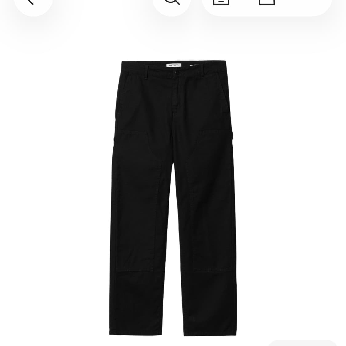 W 26 PIERCE DOUBLE KNEE PANT HUDSON 상품이미지4