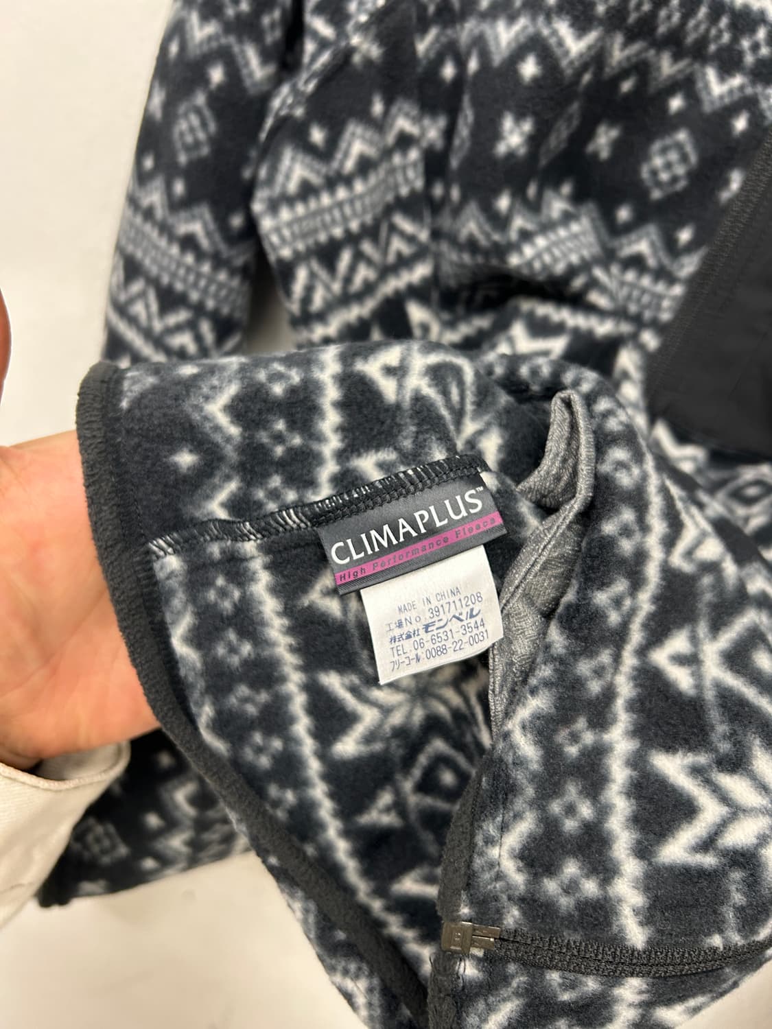 JPN 몽벨 패턴 플리스 자켓 상품이미지5