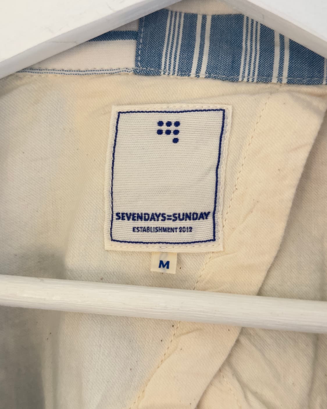 [SEVENDAYS SUNDAY]stripe patchwork blaze 상품이미지6