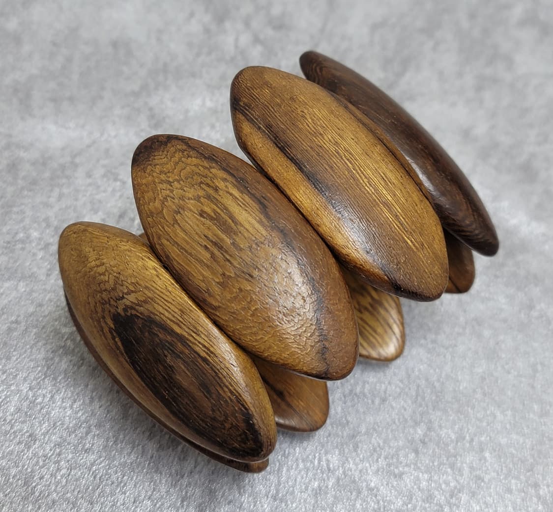 vintage wood bangle 상품이미지3