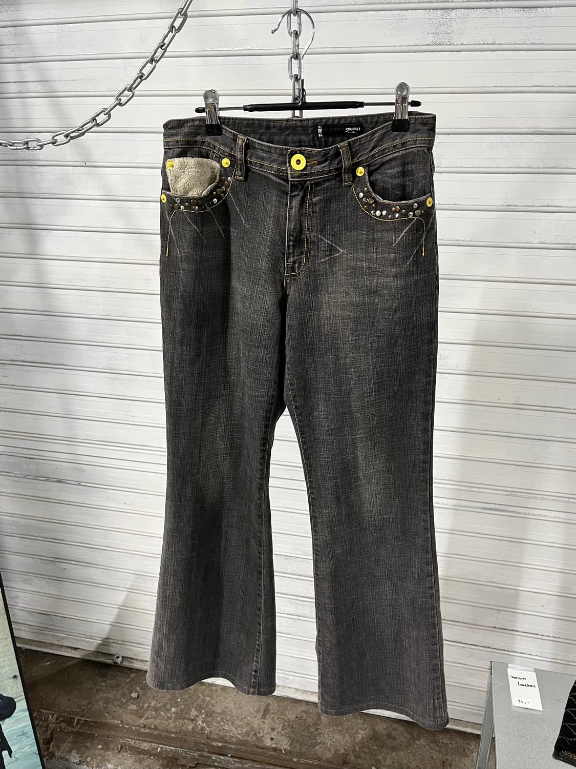 Serafino bell bottom jean 상품이미지4