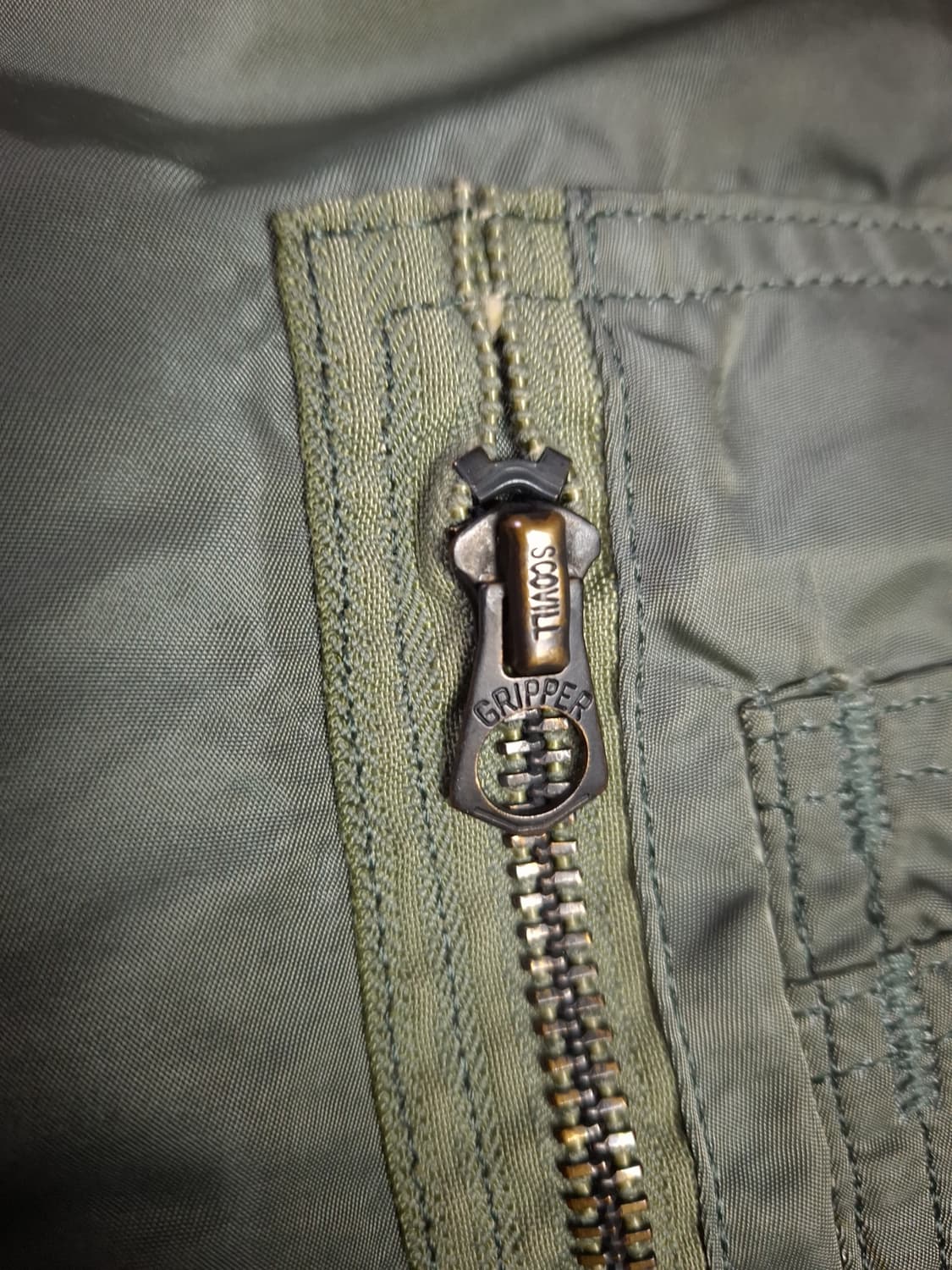 오리지날 68's 미공군 지급용 울파일 알파사 MA-1 항공자켓 상품이미지6