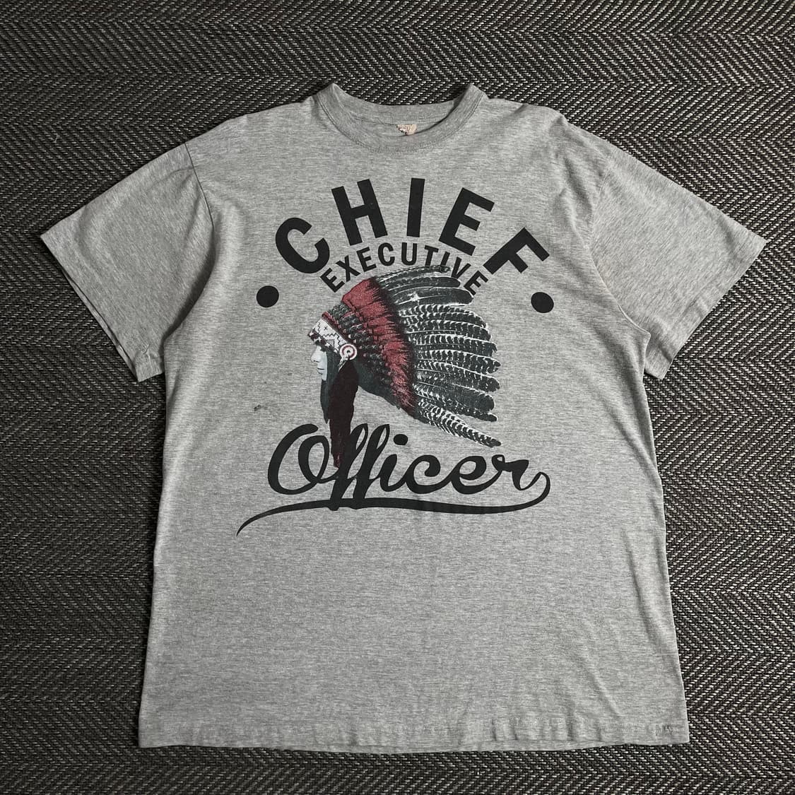 빈티지 인디언 프린팅 박시핏 티셔츠o 3165 상품이미지1