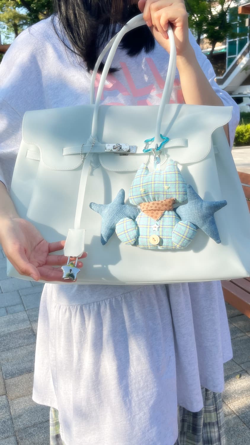 Meyome only color 🧊 아이스블루 젤리버킨 상품이미지1