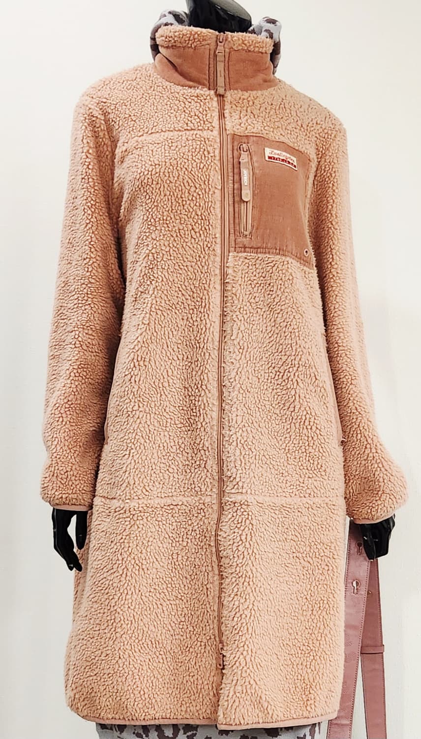 핑크 롱뽀글이 상품이미지1