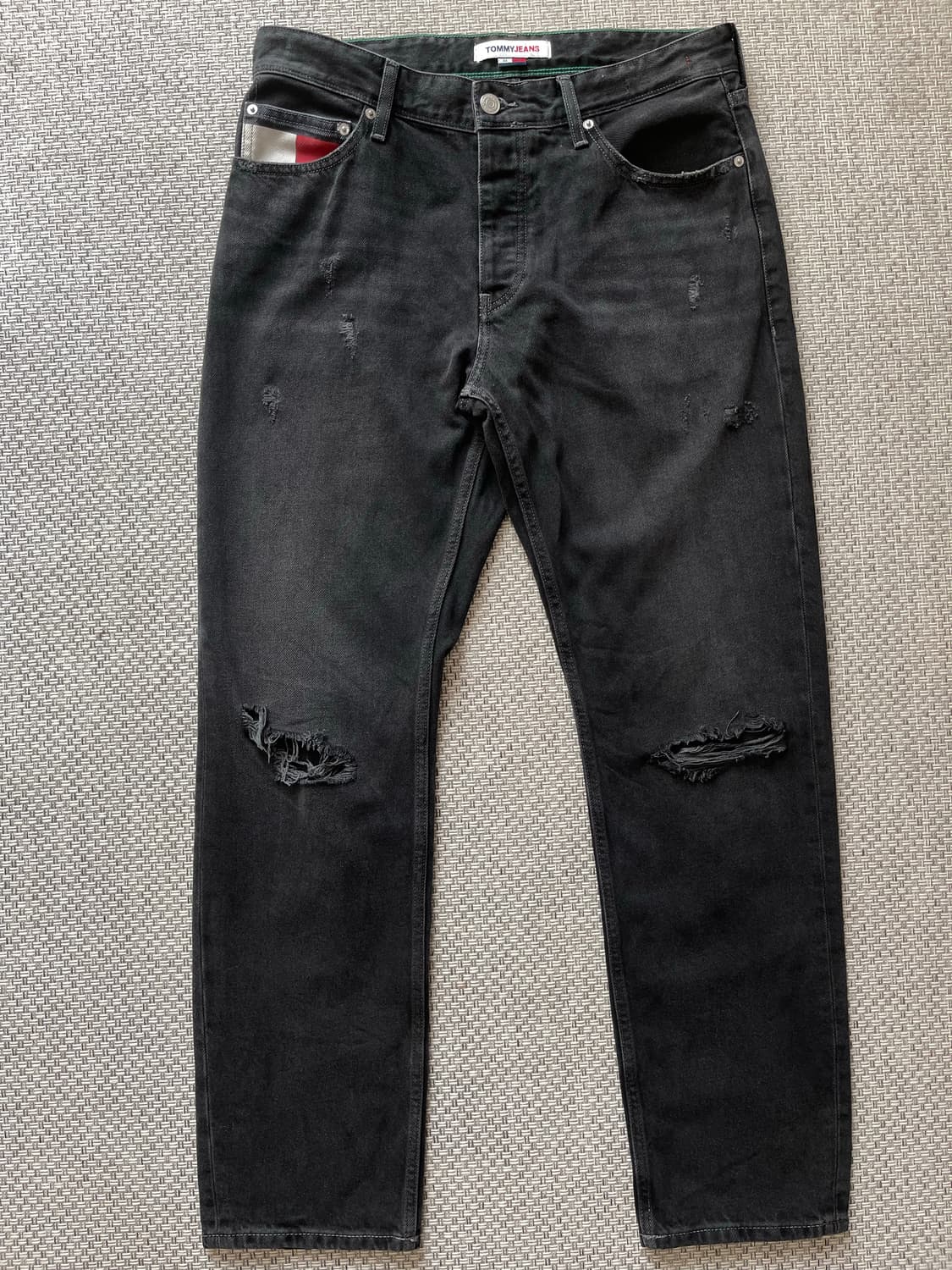 디스트로이드 블랙진 RELAXED STRAIGHT 32 상품이미지1