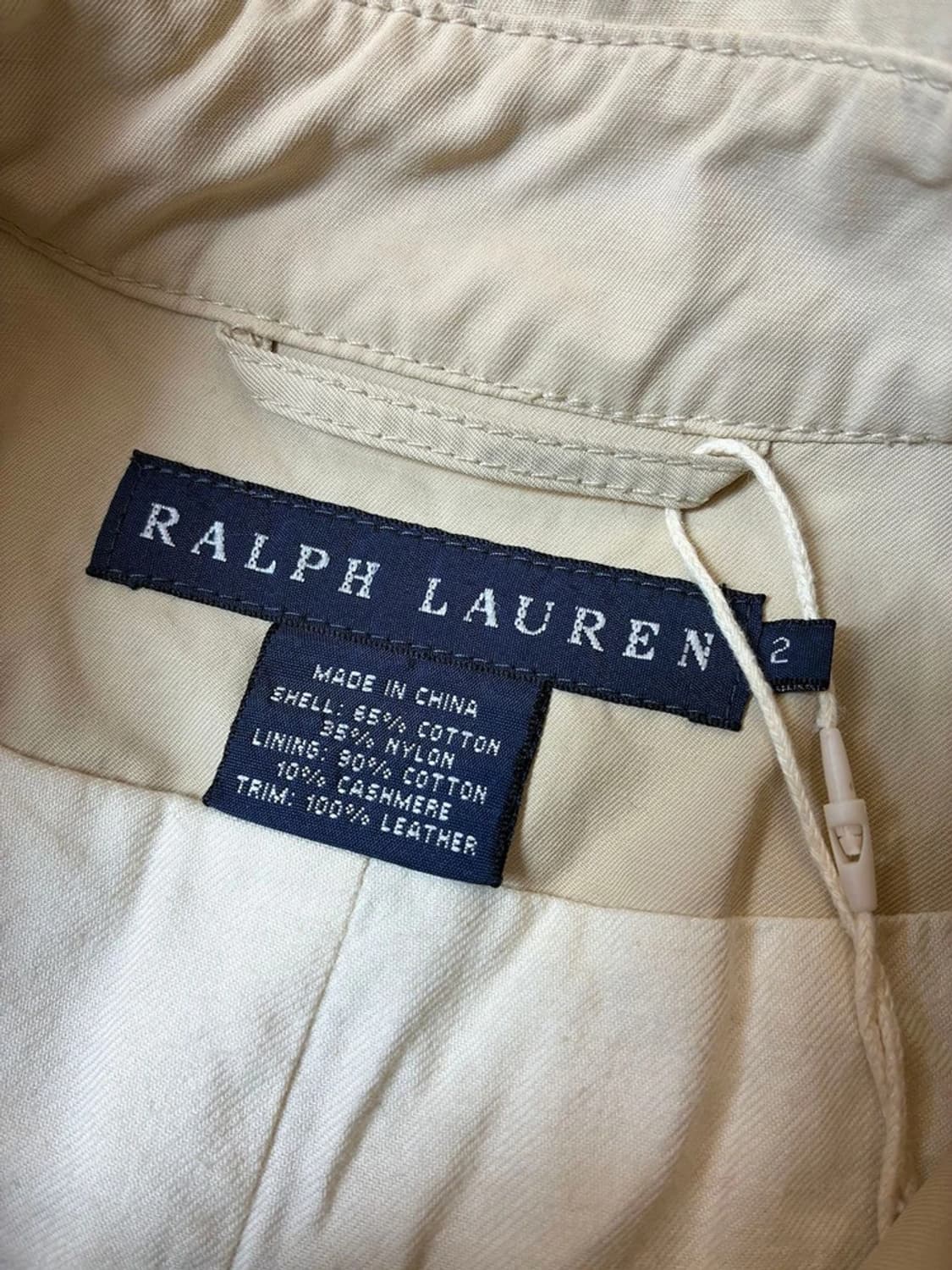 폴로 랄프로렌 00's 스트레이트 싱글 트렌치 코트 PN6526 상품이미지7