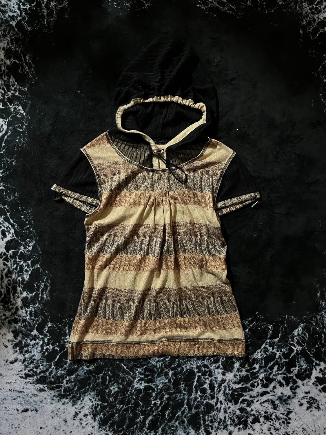 오리엔탈 반팔후드 상품이미지1