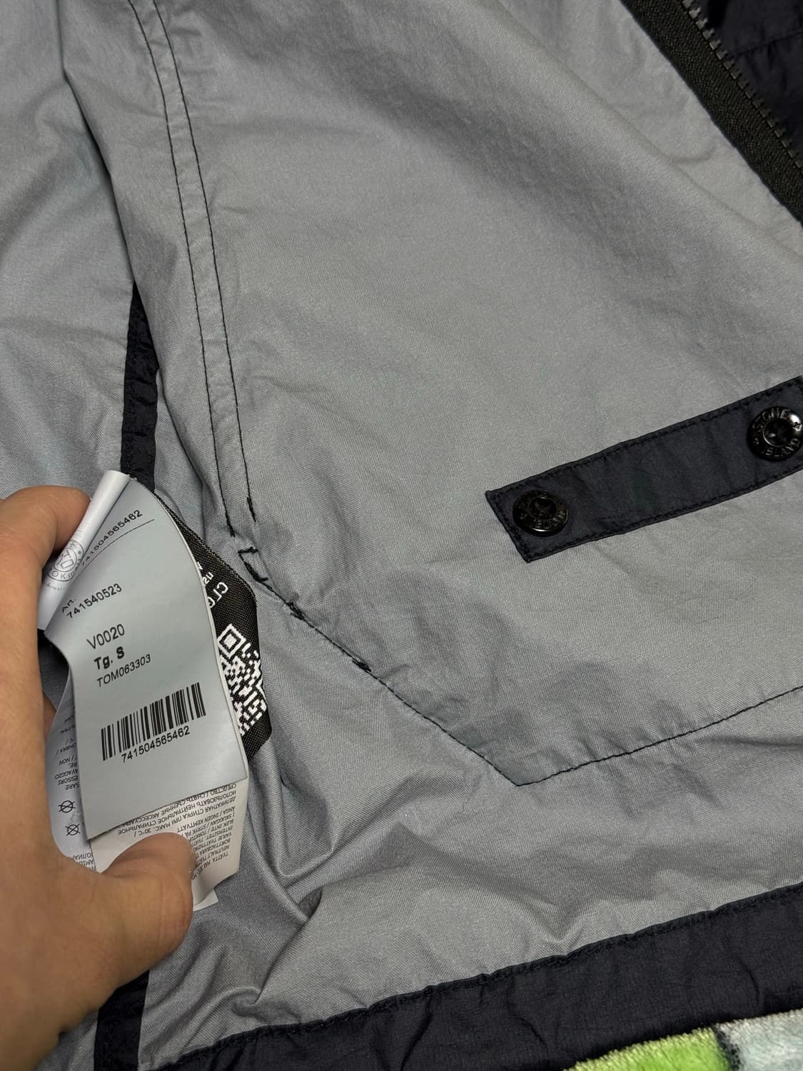 스톤아일랜드 멤브라나 바람막이 S [정품] 상품이미지8