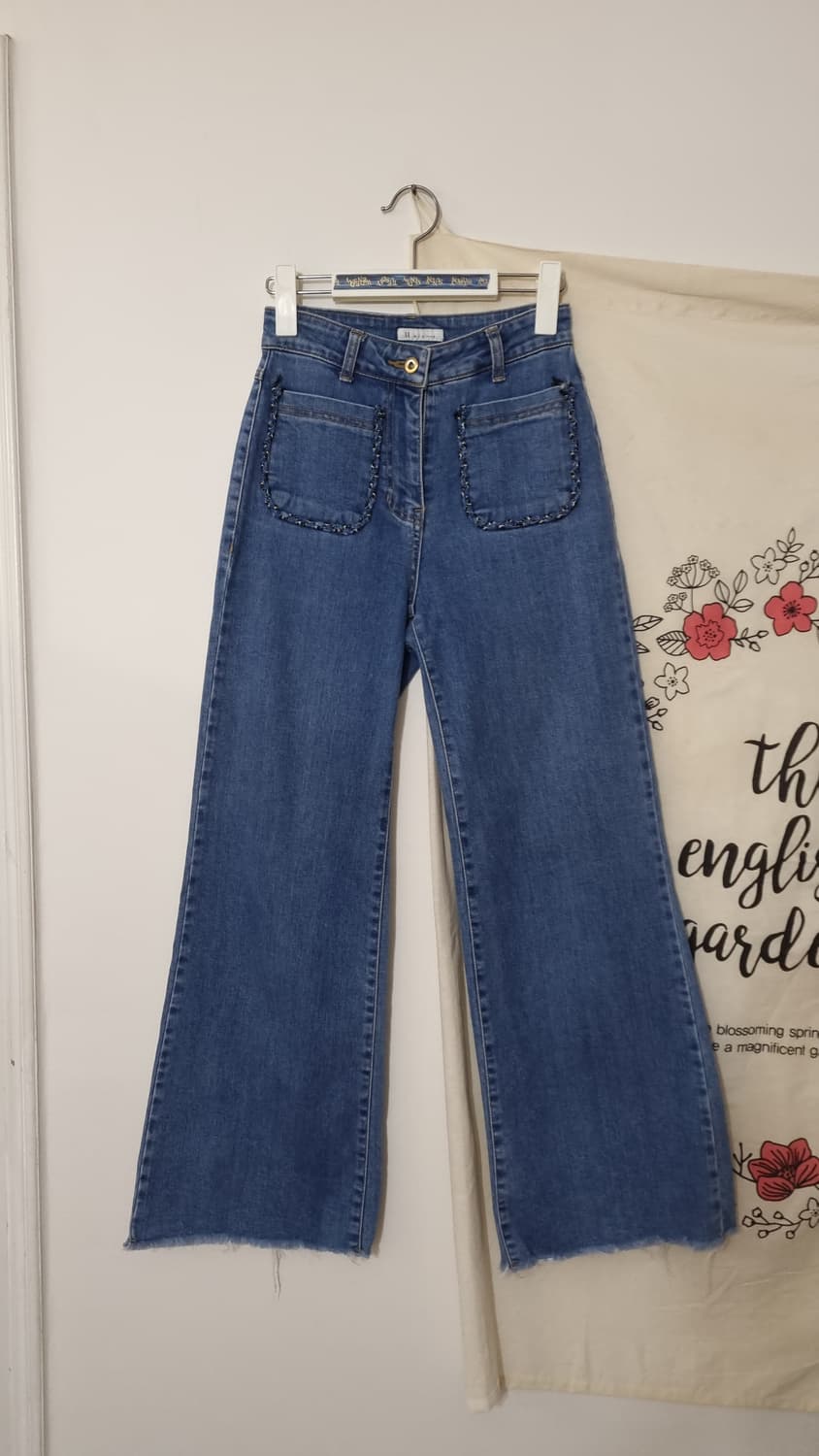 22FW 잇미샤 포켓장식 와이드 팬츠 67 상품이미지2