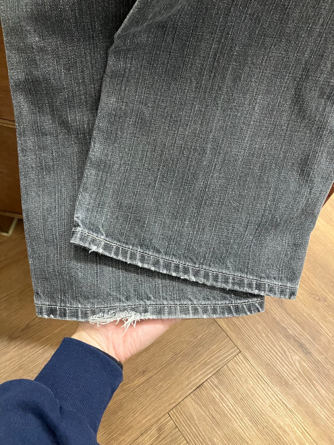 N4 리바이스 569 데님 청바지 팬츠 그레이 상품이미지10