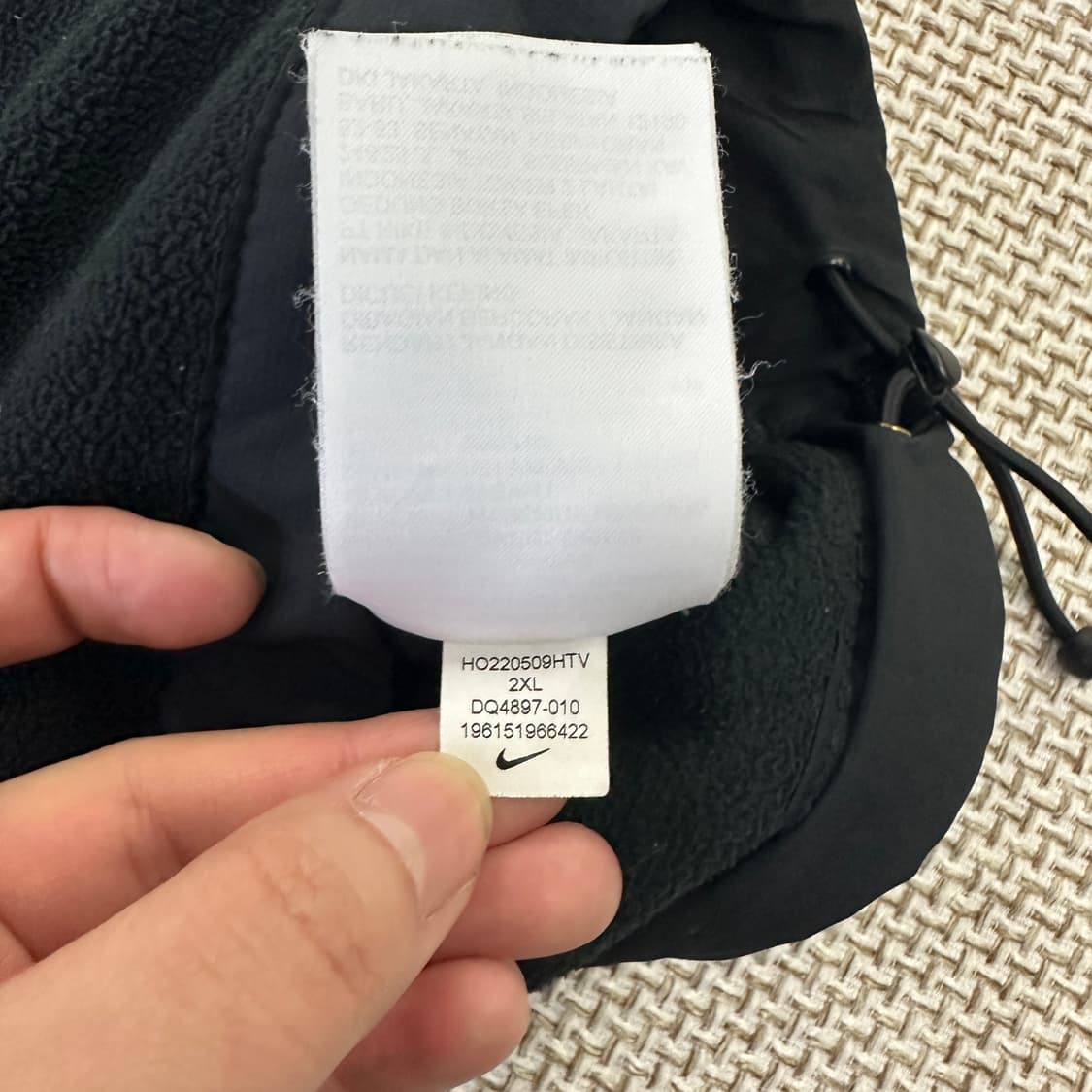 XXL 나이키 빅스우시 플리스 후드 0331D 상품이미지4