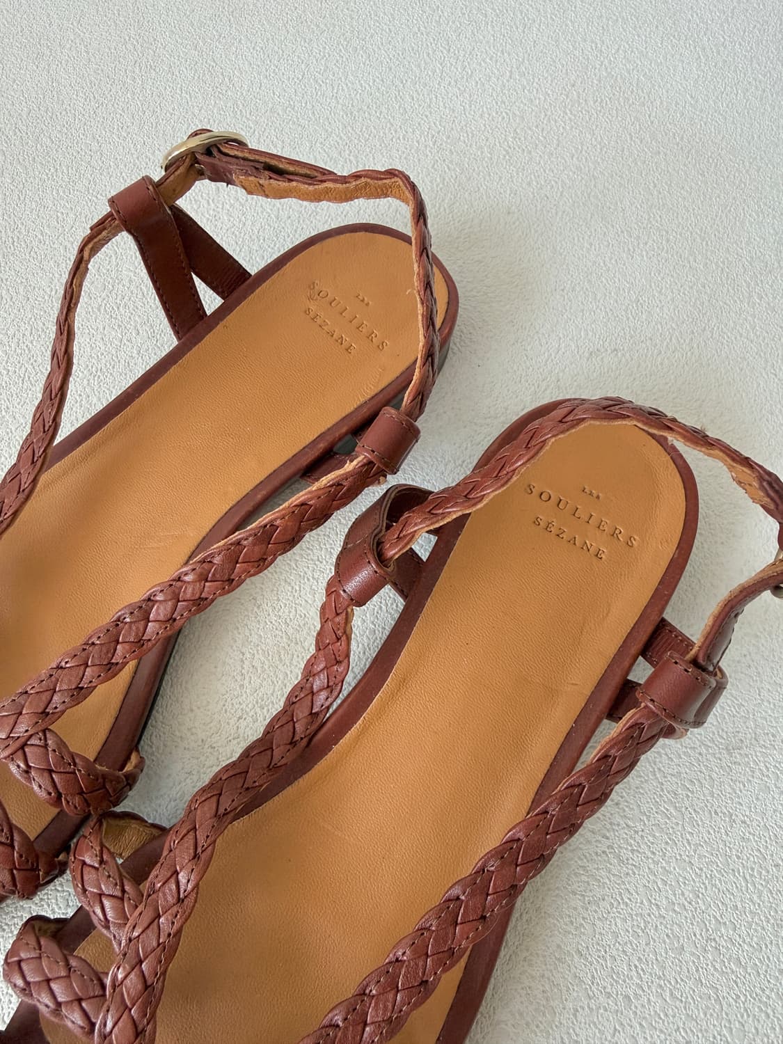 [EU39]SOULIERS Sézane 레더 샌들 상품이미지6