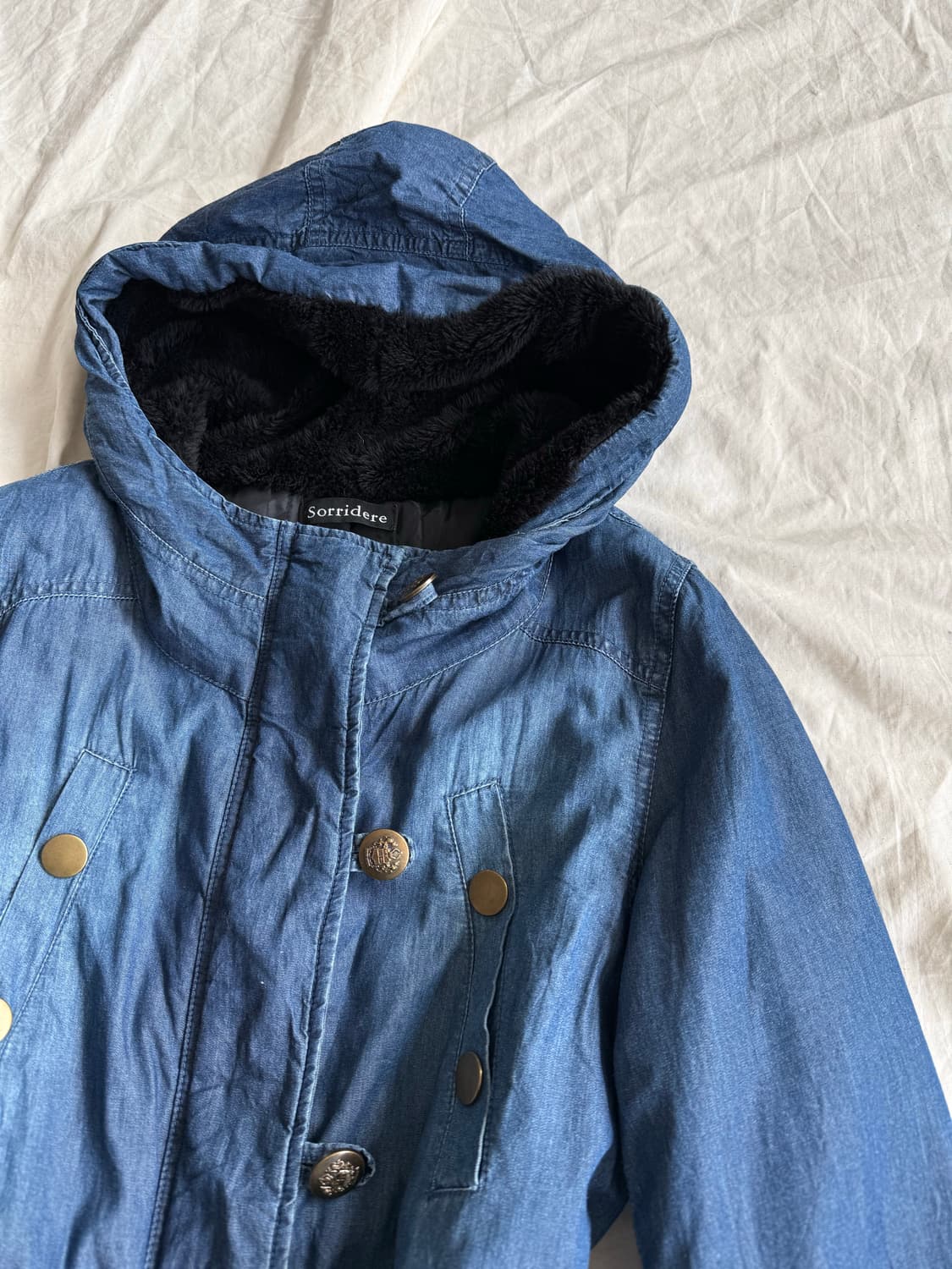 오네갸루 갸루 와투케 2000‘s 데님 원피스 집업 자켓 상품이미지3