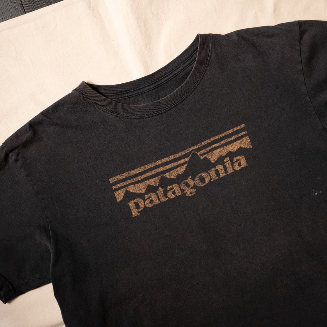 Patagonia Black Faded Logo T-Shirt (~103 상품이미지2