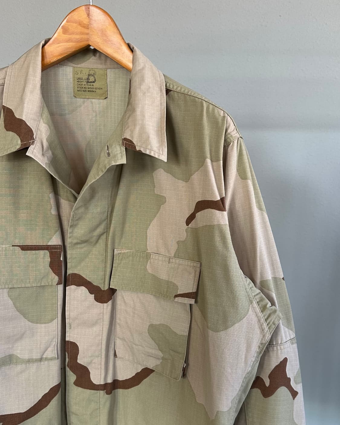 [L-L]U.S. ARMY 미군 데저트카모 이라크전 BDU 자켓 상품이미지4