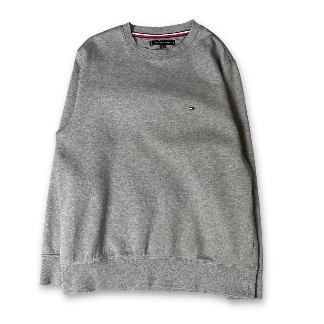 타미힐피거 그레이 미니자수 맨투맨 M 상품이미지1